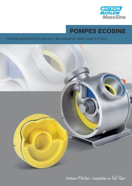 Pompes EcoSine de MasoSine - Watson-Marlow GmbH