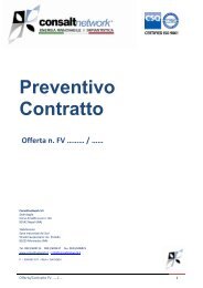 Preventivo Contratto - Consalt Network