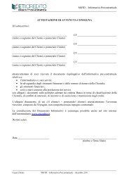 questionario per la valutazione di adeguatezza ... - Eticredito