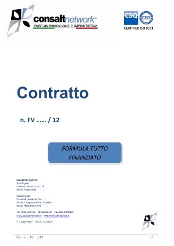 Contratto - Consalt Network
