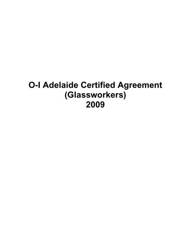 OI Adelaide Certified Agreement - Fair Work Commission