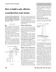 How to build a safe, effective wood-fired hot water heater T