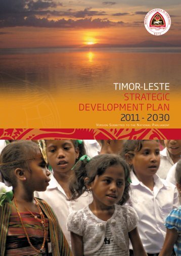 Strategic Development Plan - Governo de Timor-Leste