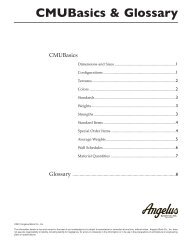 Angelus CMU Basics & Glossary (PDF) - Angelus Block Co. Inc.