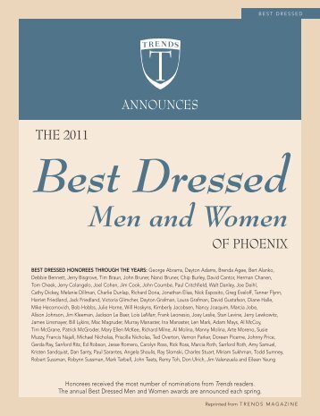 Best Dressed Men and Women