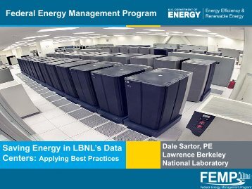 Saving Energy in LBNL's Data Centers - Facilities Information ...