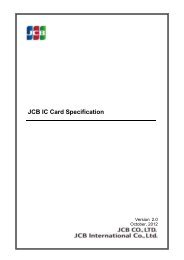 JCB IC Card Specification - JCB Brand Partner