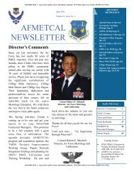 AFMETCAL Newsletter - Wright-Patterson Air Force Base