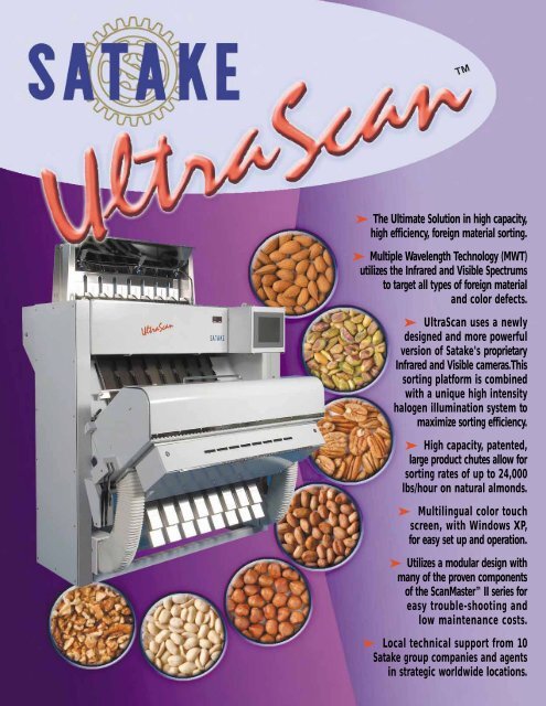 The Ultimate Solution in high capacity, high efficiency ... - Satake-USA