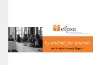 Annual Report 2007-2008 - EFPSA