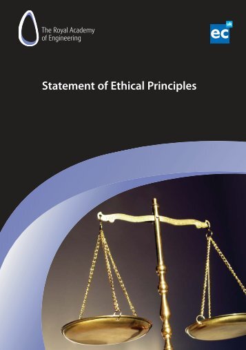 Ethical Principles - Royal Academy of Engineering