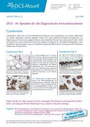 DCS-Aktuell DCS-Aktuell - DCS - Innovative Diagnostik-Systeme
