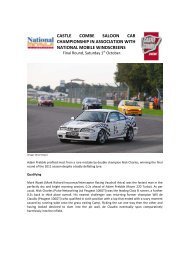 castle combe saloon car championship in association with