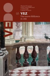 VeDo n.5 VEZ Biblioteca Villa Erizzo - SBU - Comune di Venezia