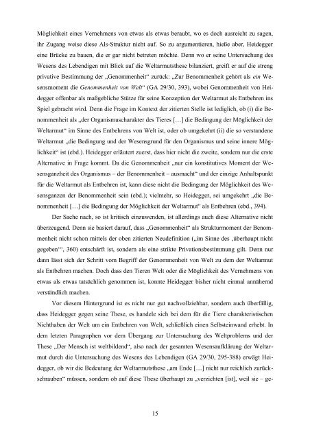 Wunsch_2012 - Das Lebendige bei Heidegger - Philosophie