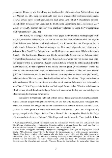 Wunsch_2012 - Das Lebendige bei Heidegger - Philosophie