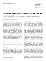 Calibration of satellite gradiometer data aided by ground gravity data