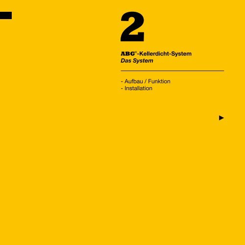 ABG-Kellerdicht-System-Broschuere - Bau Beratung Boldt GmbH