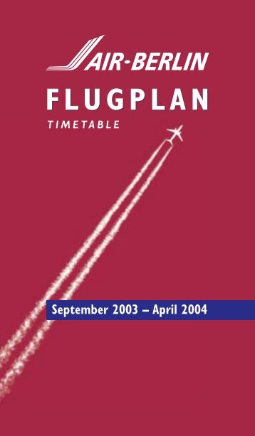 FLUGPLAN September 2003 â€“ April 2004 - klner-wichtel-imb.de