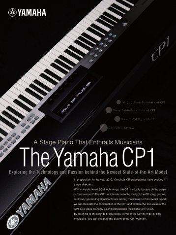 The Yamaha CP-70/80 and Their Era