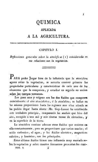 a la agricultura