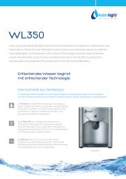 Einzelprospekt WL350 - Waterlogic
