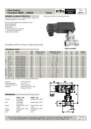 Flow Switch Fluvatest UM3K-...GM/GK