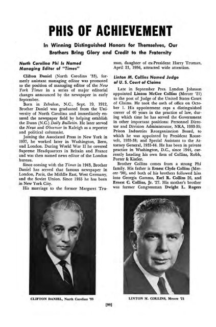 1964–65 Volume 89 No 1–5 - Phi Delta Theta Scroll Archive