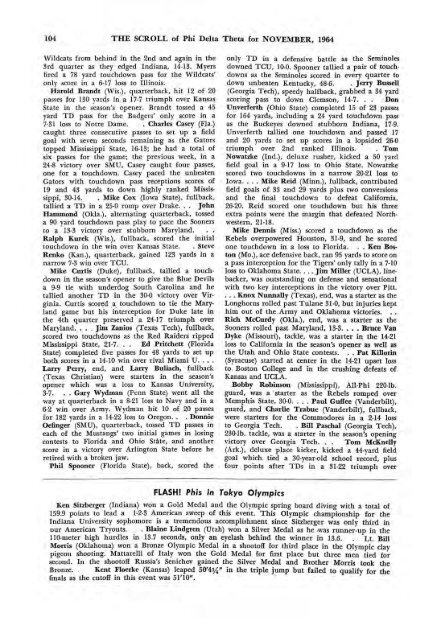 1964–65 Volume 89 No 1–5 - Phi Delta Theta Scroll Archive