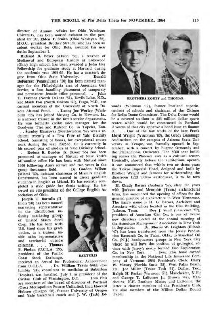 1964–65 Volume 89 No 1–5 - Phi Delta Theta Scroll Archive