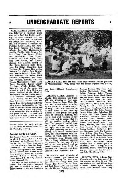 1964–65 Volume 89 No 1–5 - Phi Delta Theta Scroll Archive