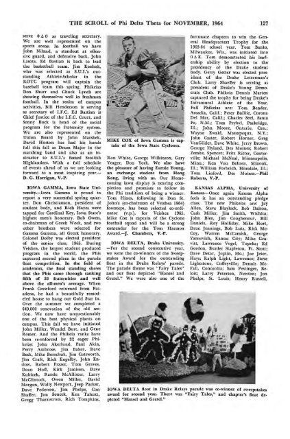 1964–65 Volume 89 No 1–5 - Phi Delta Theta Scroll Archive