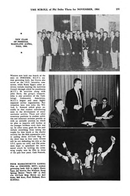 1964–65 Volume 89 No 1–5 - Phi Delta Theta Scroll Archive