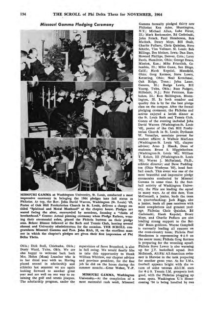 1964–65 Volume 89 No 1–5 - Phi Delta Theta Scroll Archive