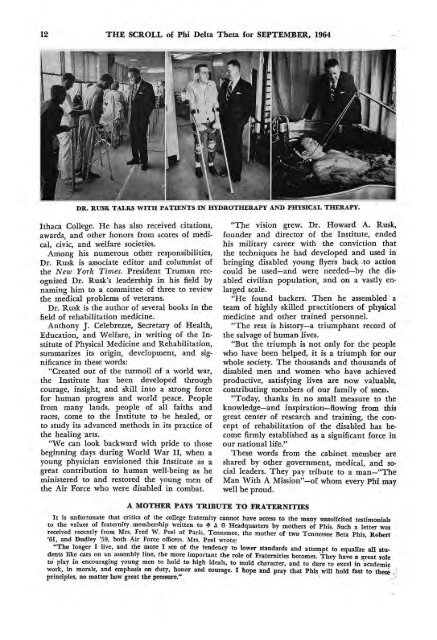 1964–65 Volume 89 No 1–5 - Phi Delta Theta Scroll Archive