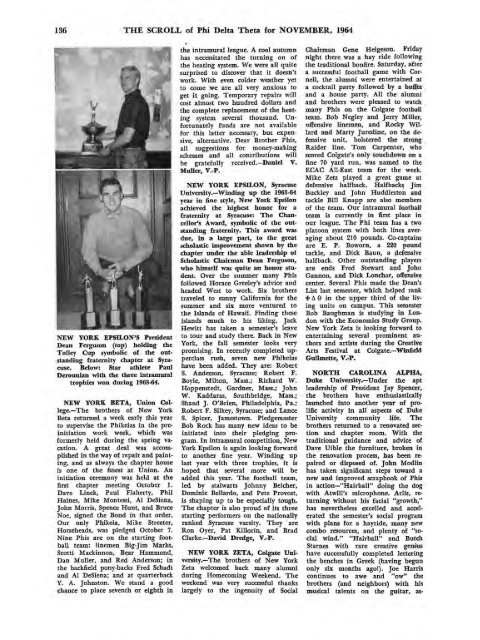 1964–65 Volume 89 No 1–5 - Phi Delta Theta Scroll Archive