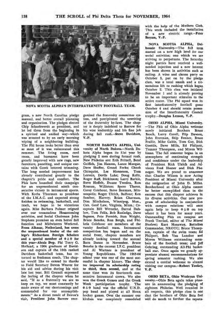 1964–65 Volume 89 No 1–5 - Phi Delta Theta Scroll Archive