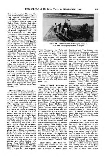 1964–65 Volume 89 No 1–5 - Phi Delta Theta Scroll Archive