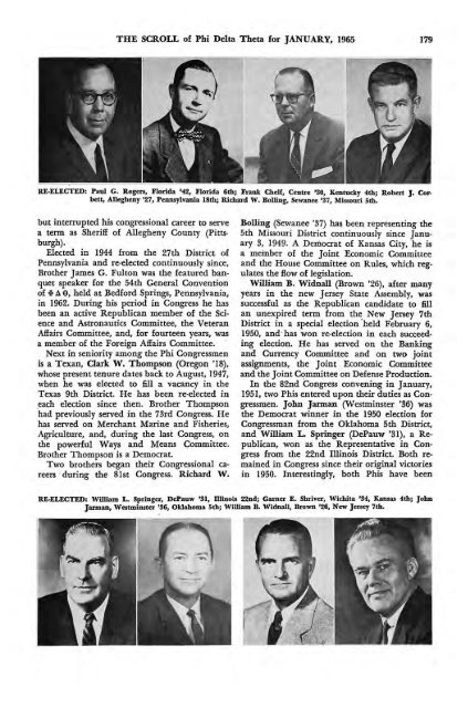 1964–65 Volume 89 No 1–5 - Phi Delta Theta Scroll Archive