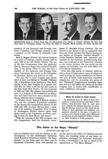 1964–65 Volume 89 No 1–5 - Phi Delta Theta Scroll Archive