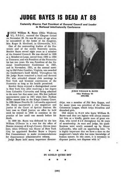1964–65 Volume 89 No 1–5 - Phi Delta Theta Scroll Archive