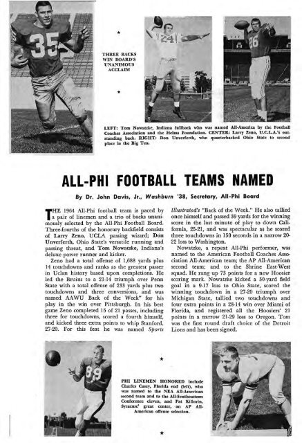 1964–65 Volume 89 No 1–5 - Phi Delta Theta Scroll Archive
