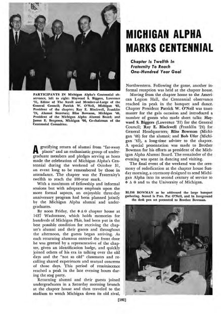 1964–65 Volume 89 No 1–5 - Phi Delta Theta Scroll Archive