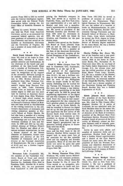 1964–65 Volume 89 No 1–5 - Phi Delta Theta Scroll Archive