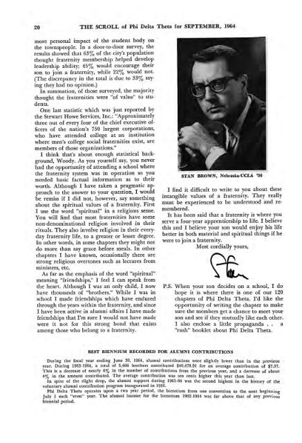 1964–65 Volume 89 No 1–5 - Phi Delta Theta Scroll Archive