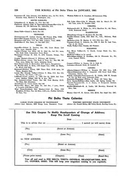 1964–65 Volume 89 No 1–5 - Phi Delta Theta Scroll Archive