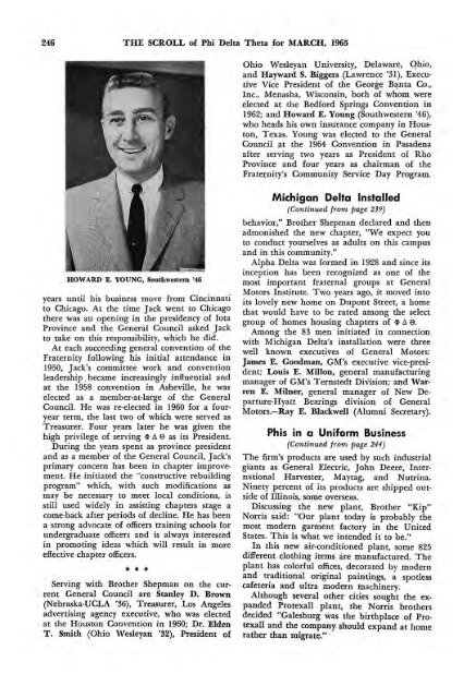 1964–65 Volume 89 No 1–5 - Phi Delta Theta Scroll Archive