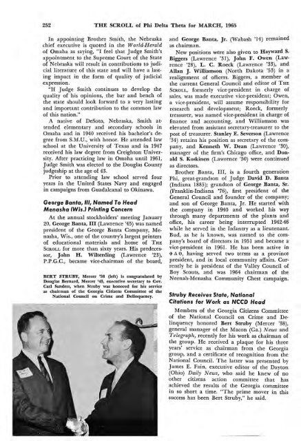 1964–65 Volume 89 No 1–5 - Phi Delta Theta Scroll Archive