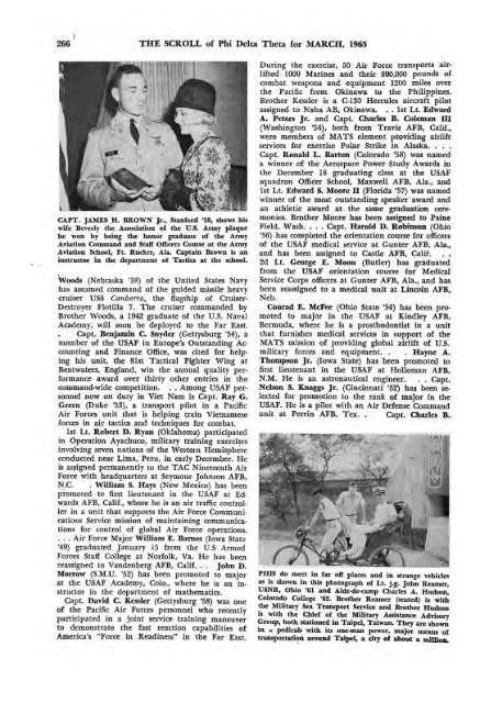 1964–65 Volume 89 No 1–5 - Phi Delta Theta Scroll Archive