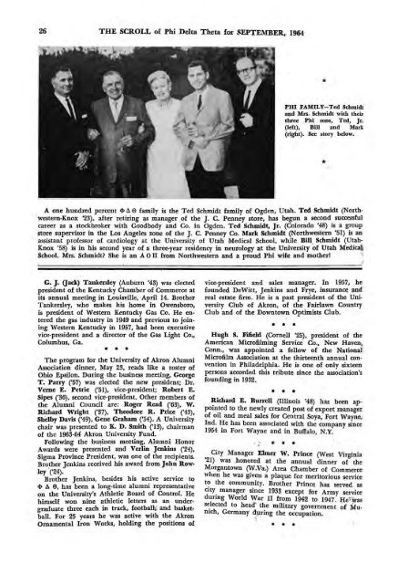 1964–65 Volume 89 No 1–5 - Phi Delta Theta Scroll Archive